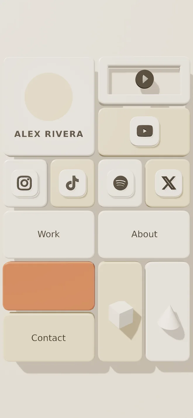 The Bento Design template